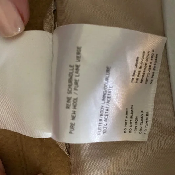 Camel  Basler Wool Coat - Picture 7 of 8